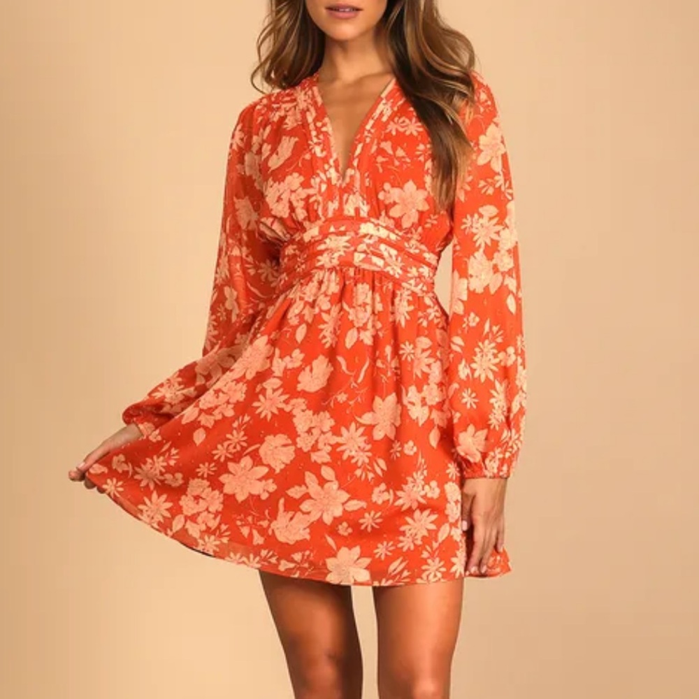 Lulus | Gleaming Graden Dress